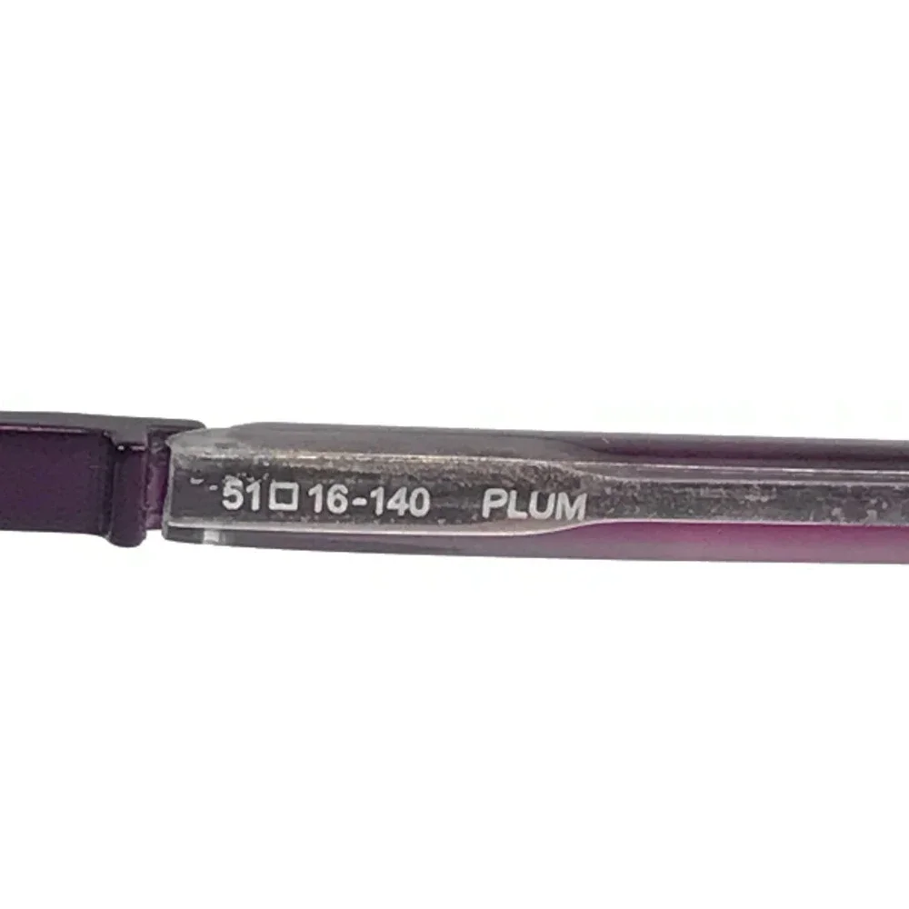 Bulova Eyeglasses Frames MALI PLUM Purple Gray Cat Eye Full Rim 51-16-140